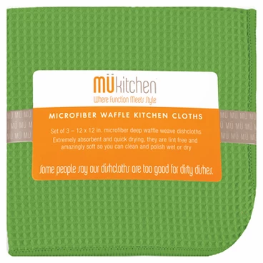 PAÑOS DE COCINA DE MICROFIBRA TIPO WAFFLE 30,5 x 30,5 cm