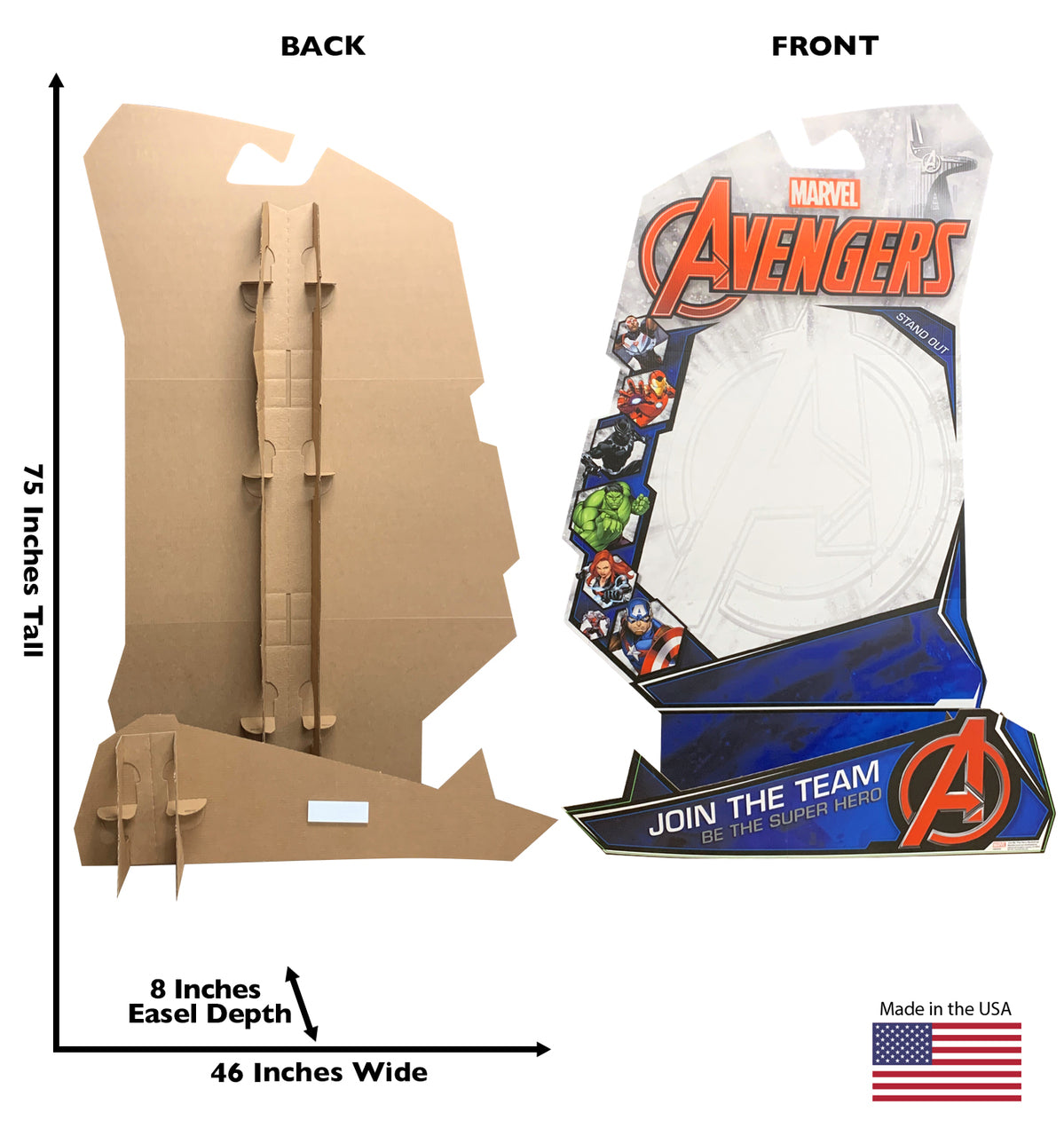 Marvel avengers Soporte de cartón