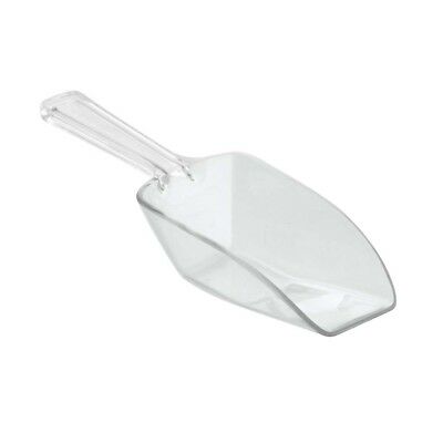 Cucharón de plástico grande transparente de 6.5"