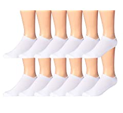 Calcetines tobilleros de algodón deportivos para hombre, paquete de 6 pares