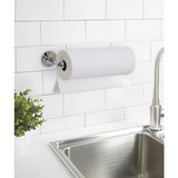 PORTARROLLO DE PAPEL DE COCINA MURAL TUG CROMADO / GRIS