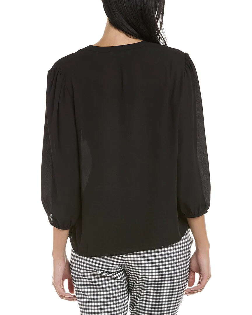 Blusa Tejida Very Black - Nanette Lepore