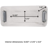 7.5QT Contenedor transparente