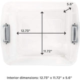 15QT Contenedor de plastico