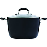 Juego de batería de cocina de aluminio forjado de 12 piezas