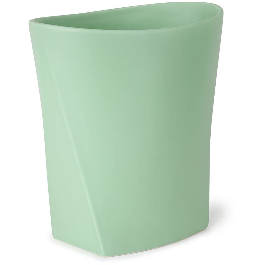Papelera de Porcelana Color verde Menta