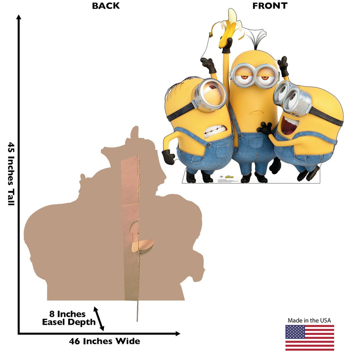 Soporte de cartón de los Minions
