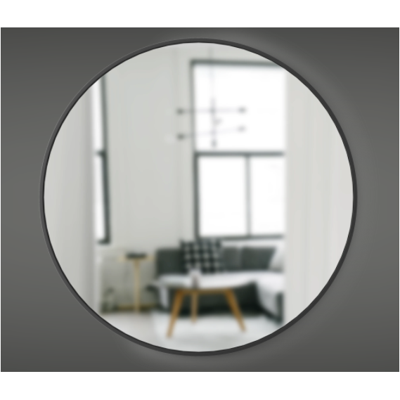ESPEJO DE PARED HUB 37" NEGRO