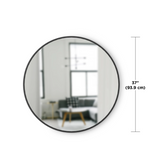 ESPEJO DE PARED HUB 37" NEGRO