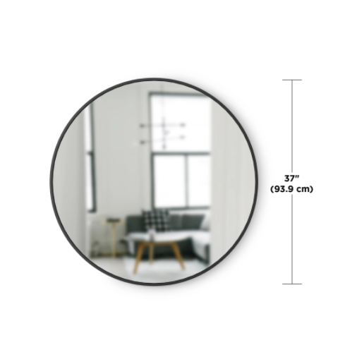 ESPEJO DE PARED HUB 37" NEGRO
