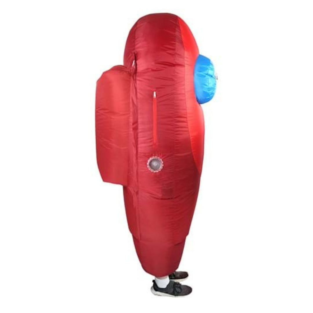 TRIPULANTE DE SUS (AMONG US) INFLABLE PARA ADULTOS, ROJO UNO