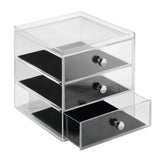 Jewelry Box Organizer with 3 Drawers 6.4" x 7" x 7"