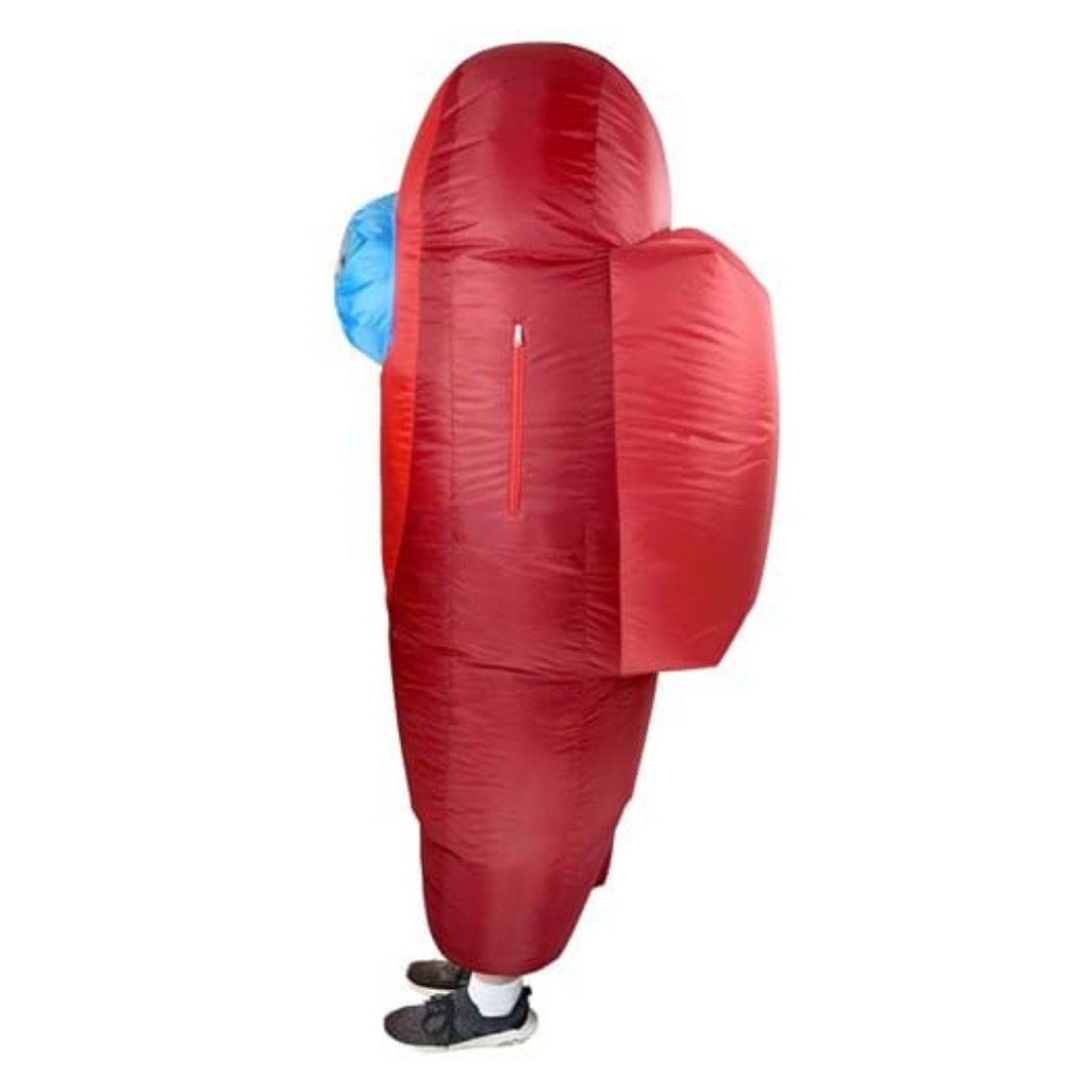 TRIPULANTE DE SUS (AMONG US) INFLABLE PARA ADULTOS, ROJO UNO