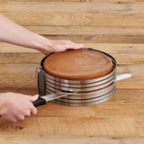 Nivelador cortador de pasteles de 7 capas múltiples para hornear