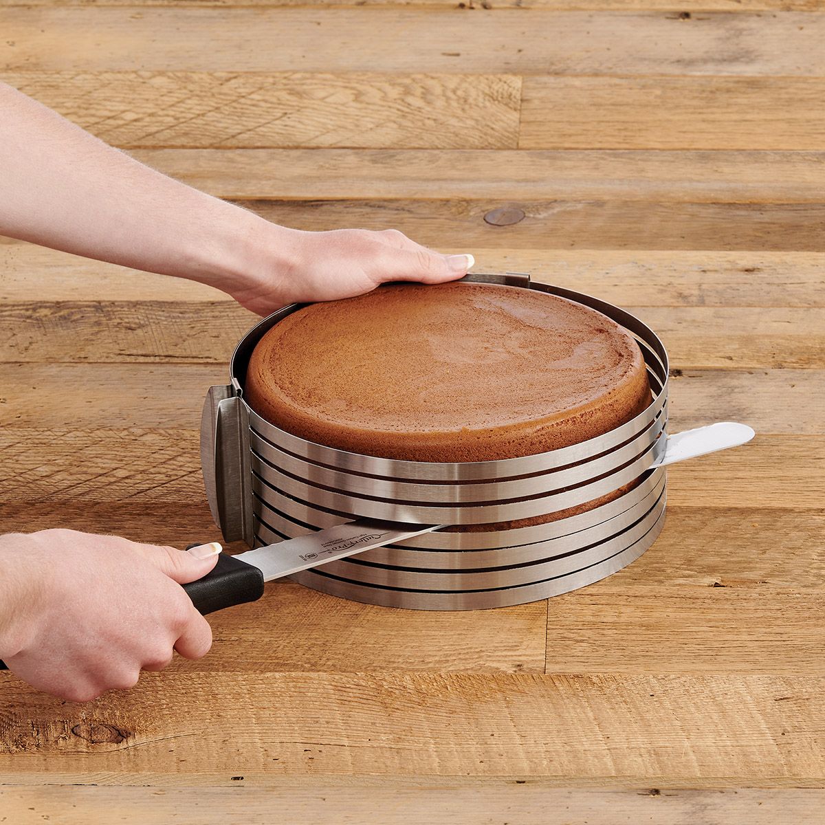 Nivelador cortador de pasteles de 7 capas múltiples para hornear