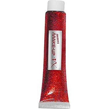 Gel con purpurina para efectos de maquillaje Rojo