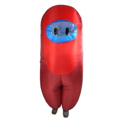 TRIPULANTE DE SUS (AMONG US) INFLABLE PARA ADULTOS, ROJO UNO