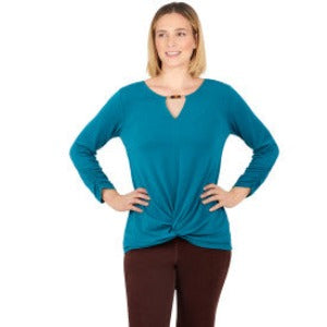 Blusa verde azulado - Ruby Rd.