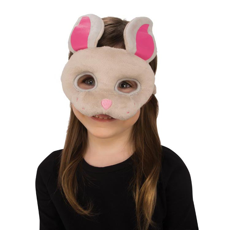 MASCARILLA DE PELUCHE DE CONEJO