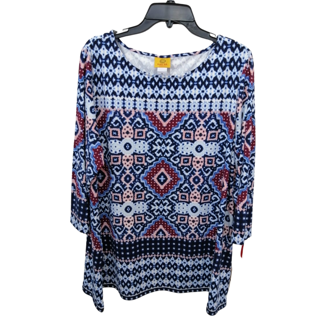 Blusa azul marino multicolor Ruby Rd