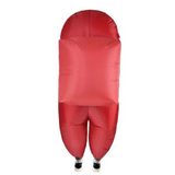TRIPULANTE DE SUS (AMONG US) INFLABLE PARA ADULTOS, ROJO UNO