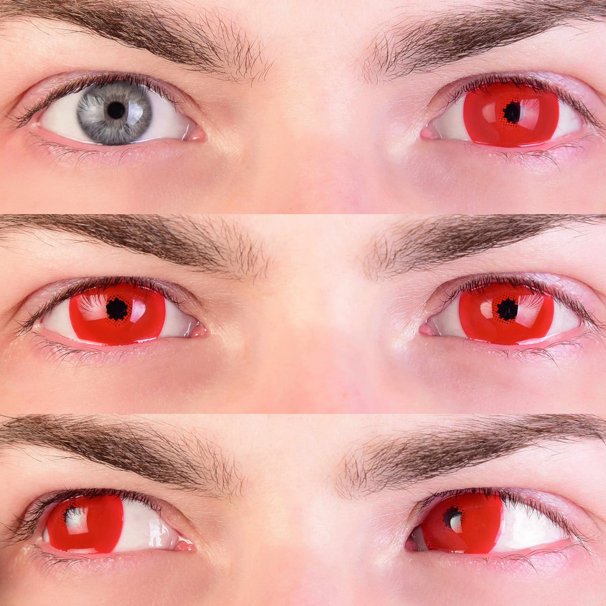 Lentillas de Contacto Mini Esclera Rojas