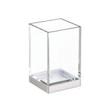 Vaso 12,4 cm x 7,6 cm x 7,1 cm Plateado