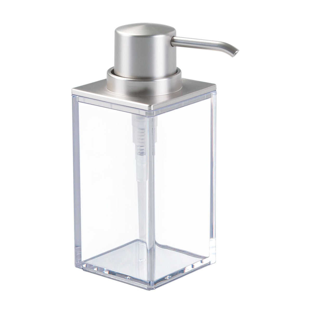 Soap Pump 8.3" x 4" x 3" Silver