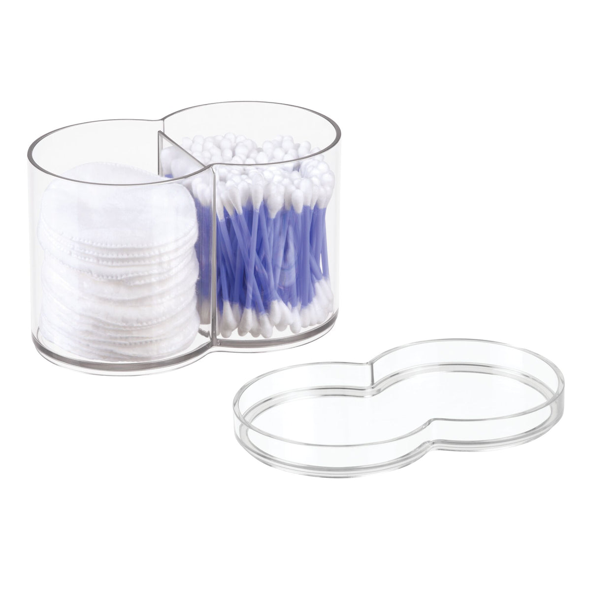 Bote doble apilable de 7.7" x 5" x 4.9"