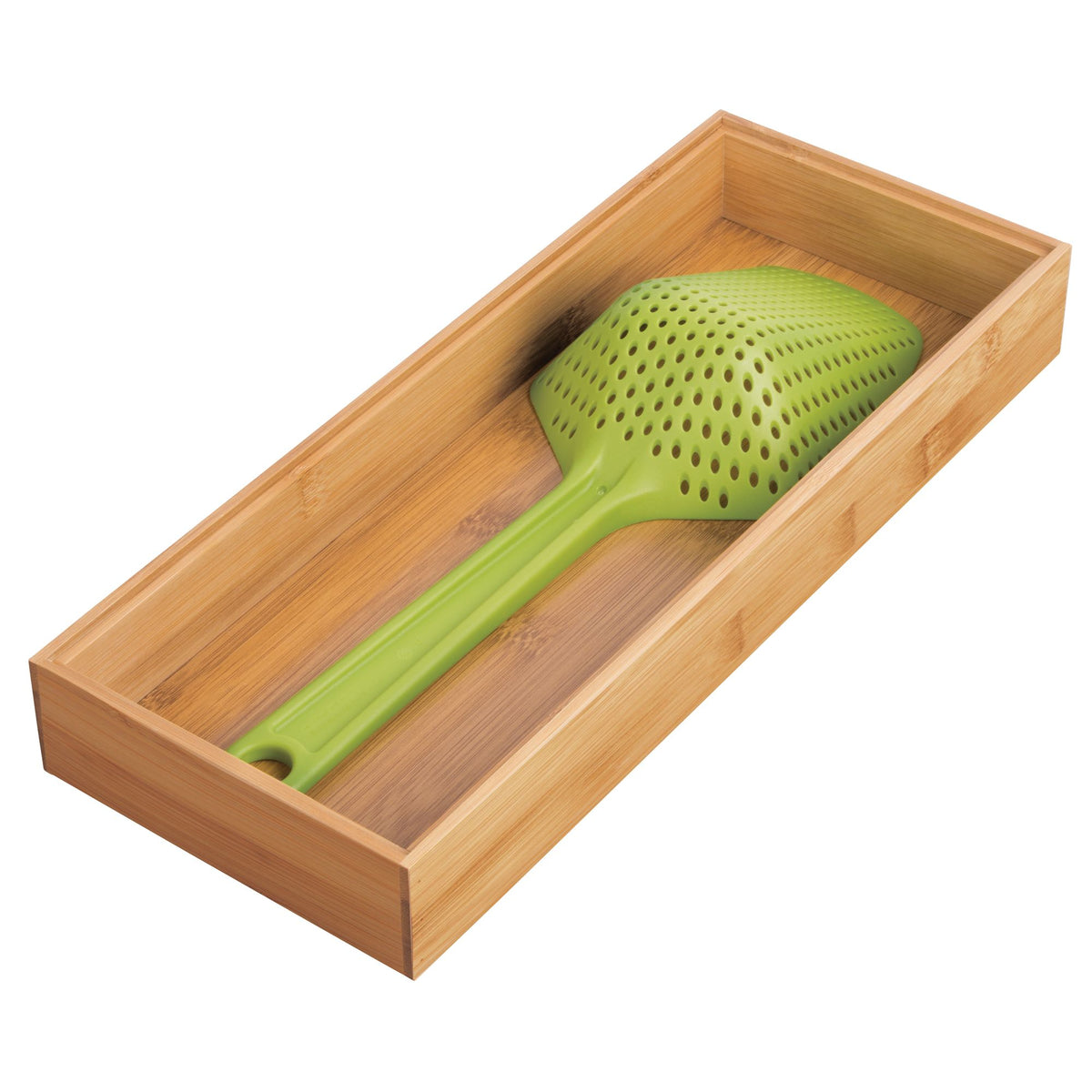 Organizador de cajones de bambú 6" x 15" x 2"