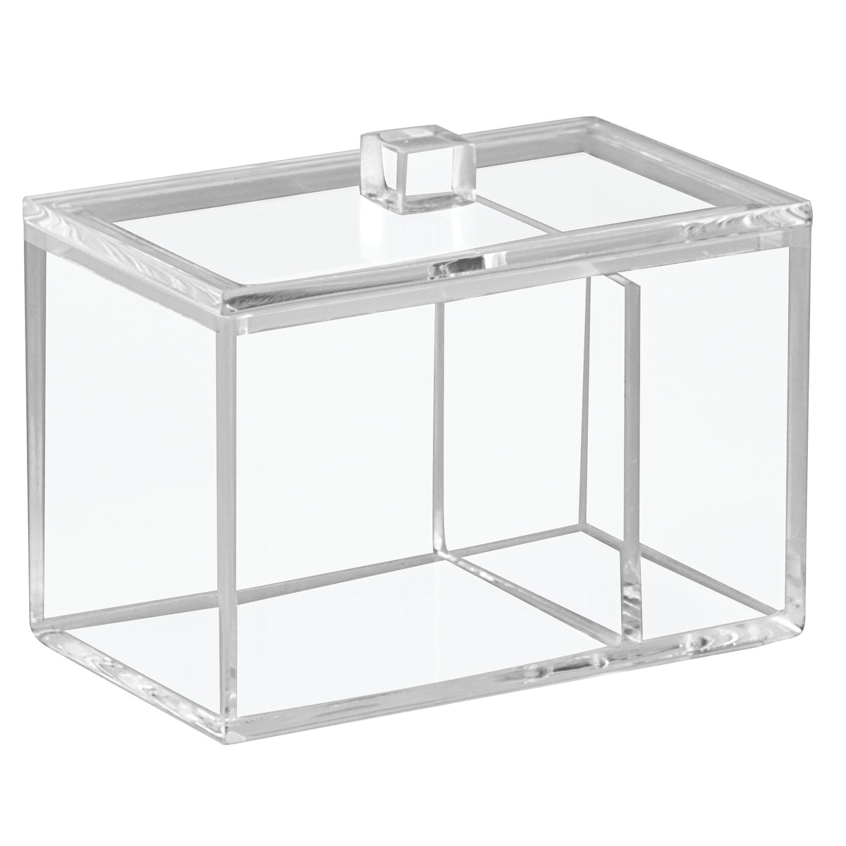 Divided container 6.4" x 6.4" x 4.3"