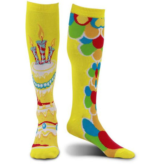 MISMATCHED CELEBRATION KNEE HIGH SOCKS