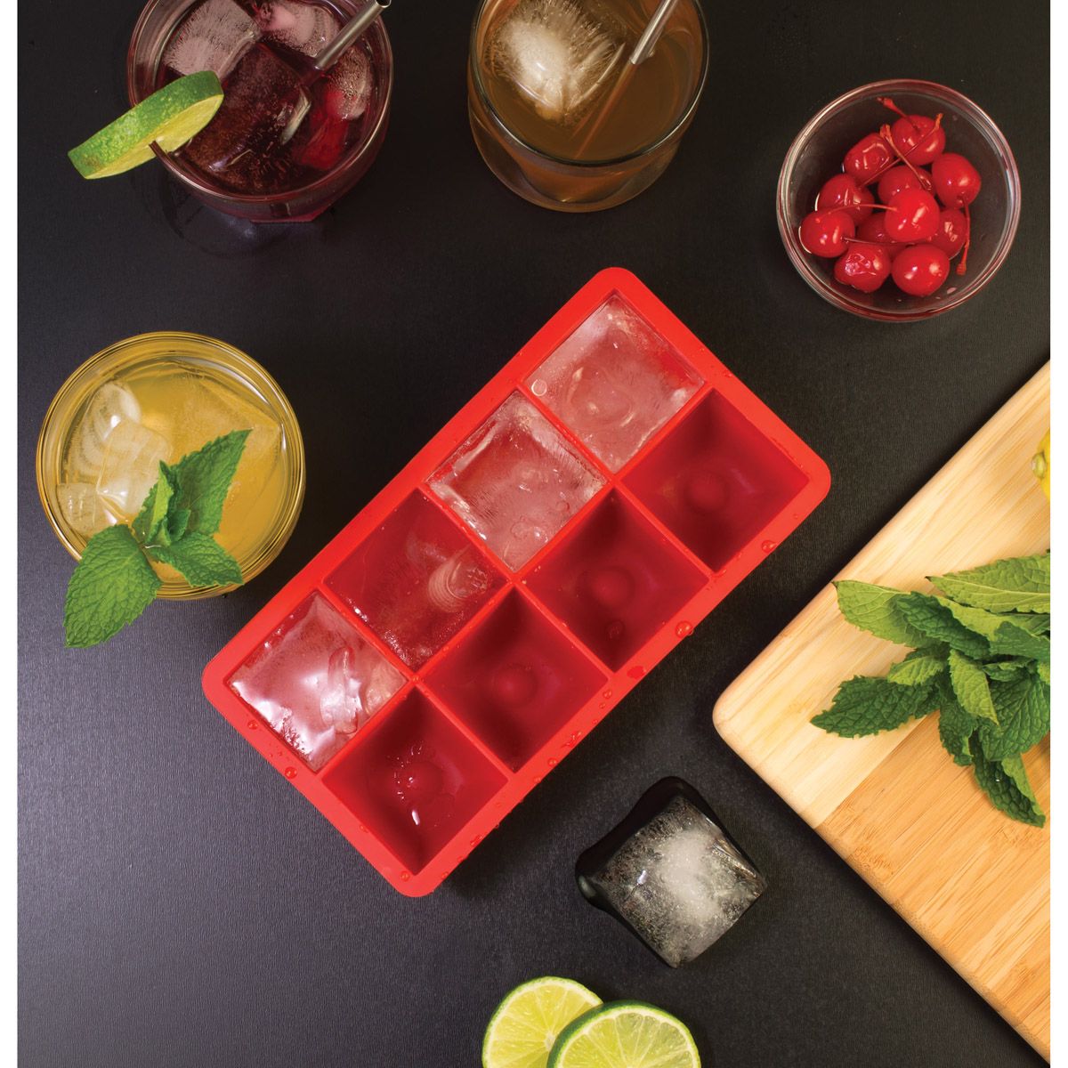 Bandeja para cubitos de hielo grandes de cocina