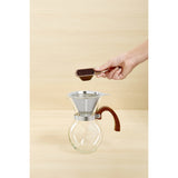 Cafetera de goteo transparente