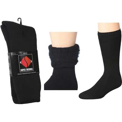 Calcetines térmicos altos para hombre, paquete individual