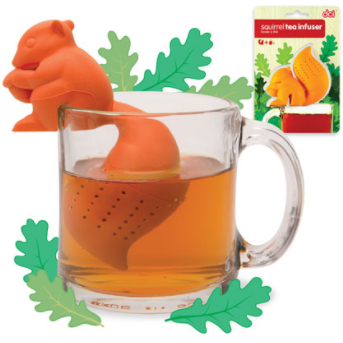 Orange tea infuser