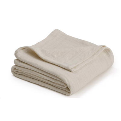Manta de algodón beige disponible en 3 tamaños
