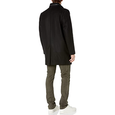 Chaqueta Walker de Hombre de Lana Twill Abrigos Azul Marino