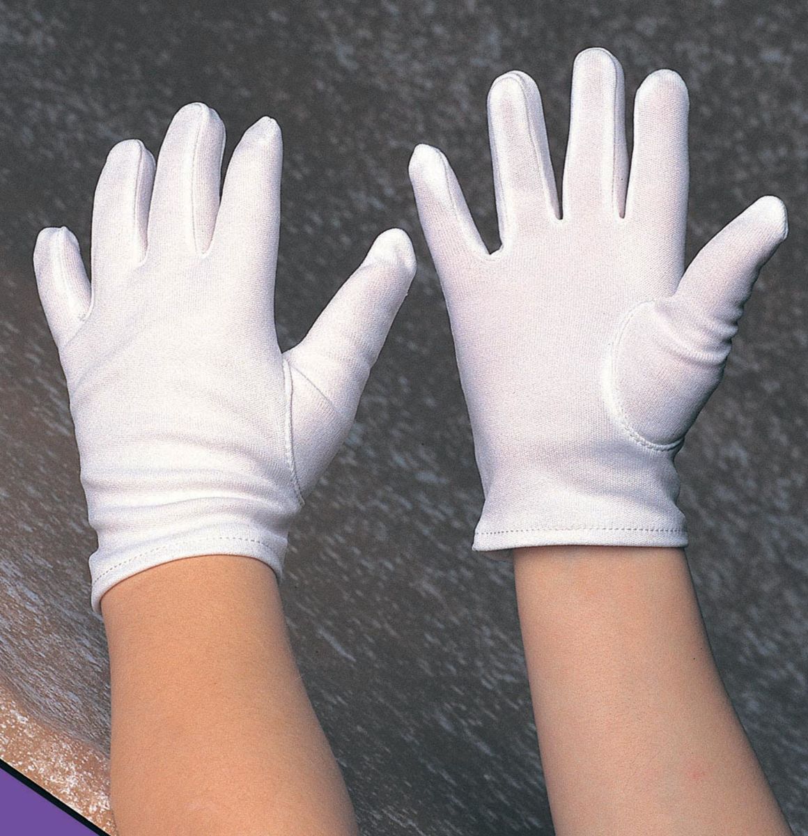 GUANTES DE NYLON INFANTIL BLANCOS