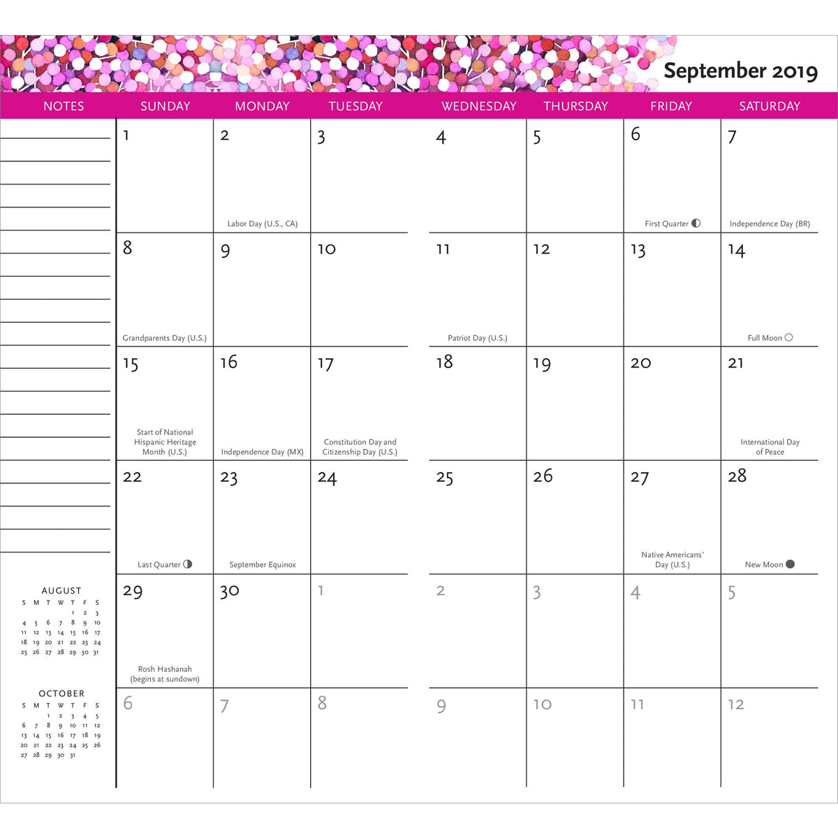 Agenda de bolsillo de 2 años