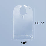 Invisible Clear Vinyl Bib
