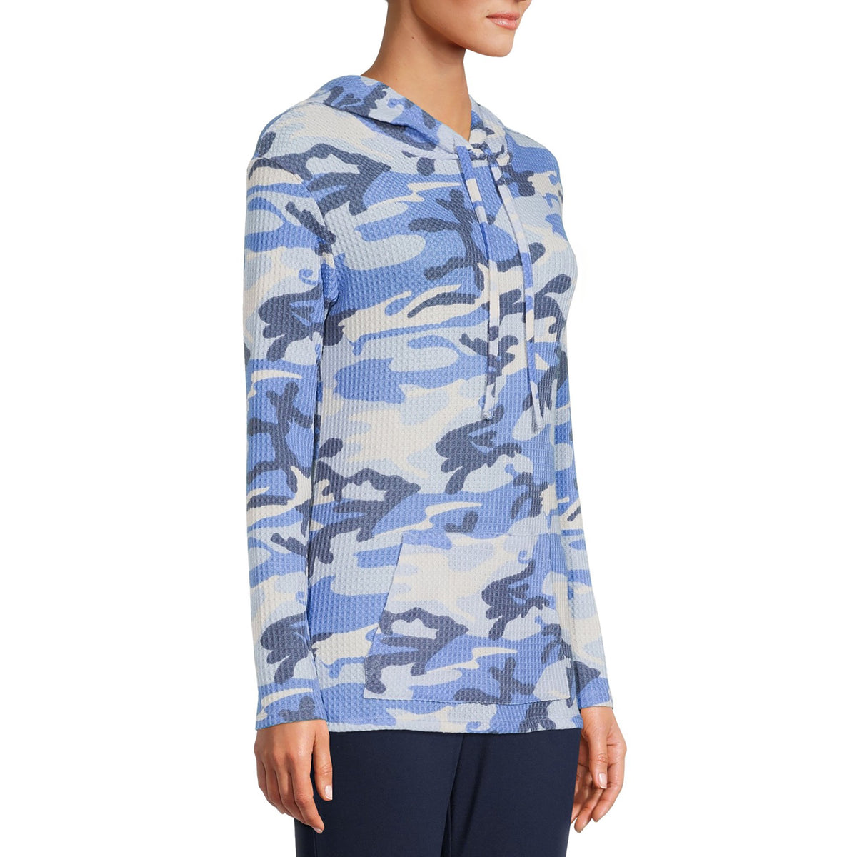 Camo de gofre de cuello azul combinado - Cyrus