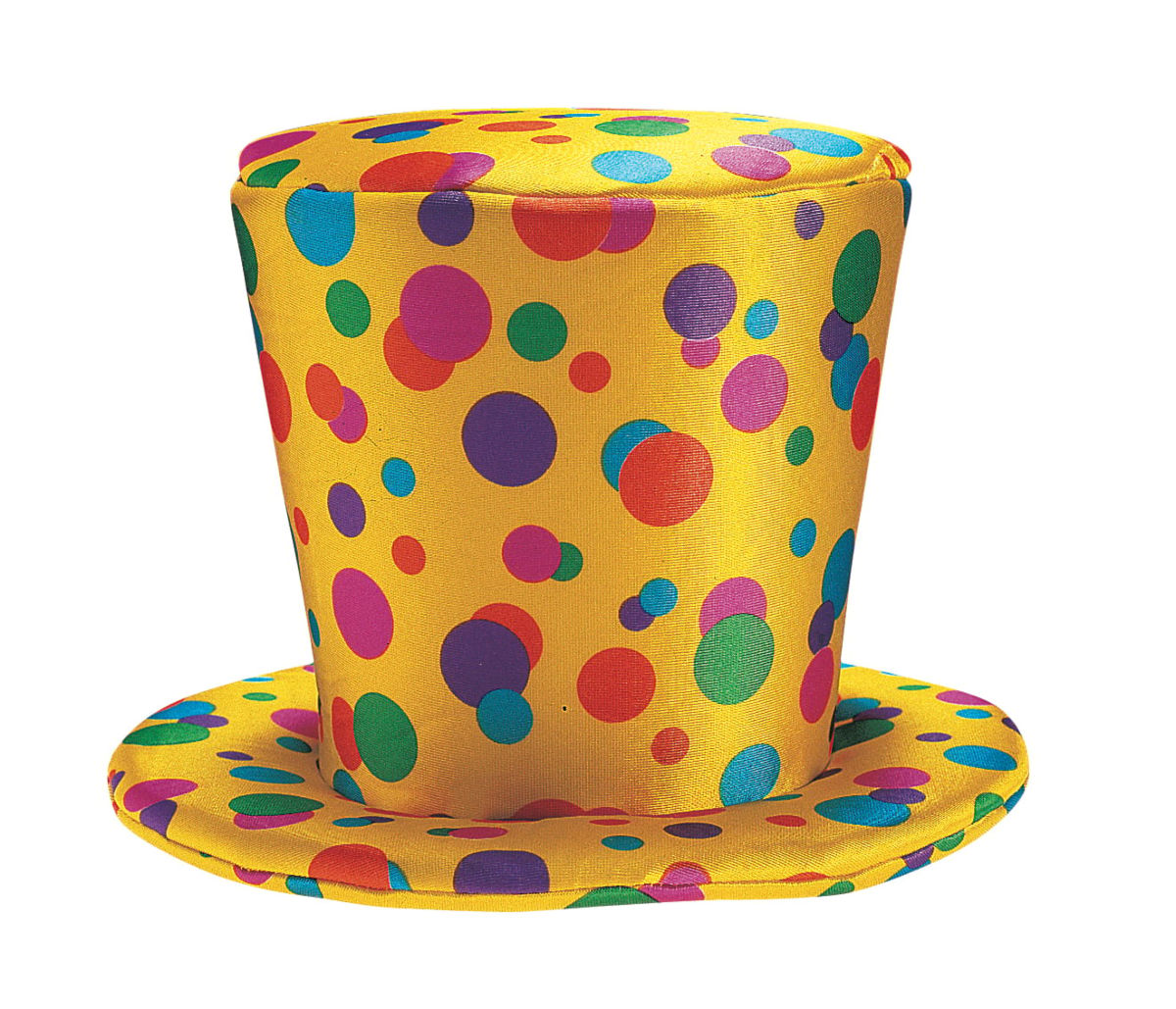 Foam Clown High Top Hat