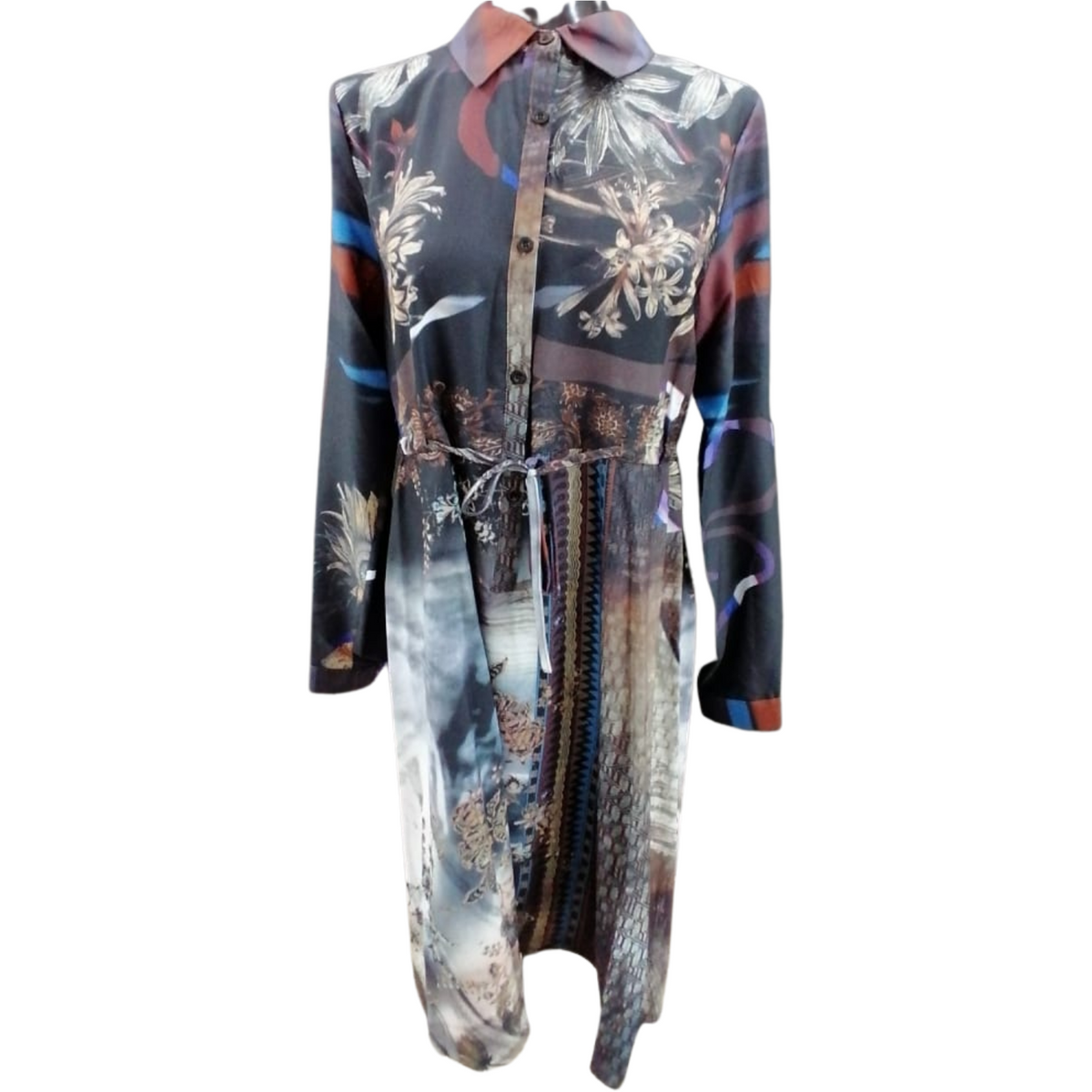 Vestido Camisero Estampado