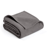 MANTAS DE VELLÓN DE POLIÉSTER TIPO VELLUX GRIS TORNADO INDIVIDUAL