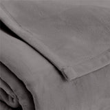 POLYESTER VELLUX PLUSH TORNADO GRAY BLANKETS KING