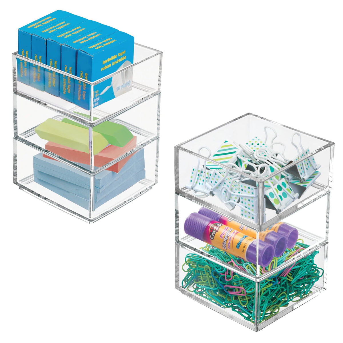 Organizador de cajones 4" x 4" x 2"