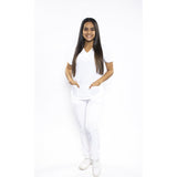 UNIFORME STRECH BLANCO MODELO JOGGER (SLIM FIT)
