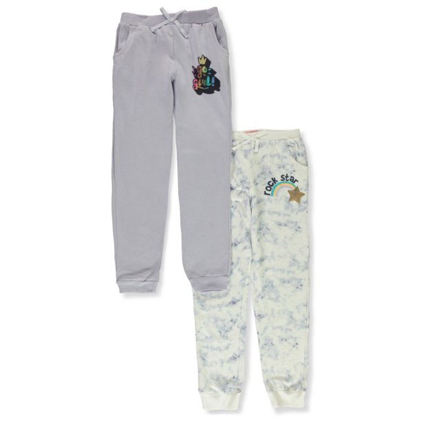 Pantalones de chándal de dos unidades con mensaje positivo