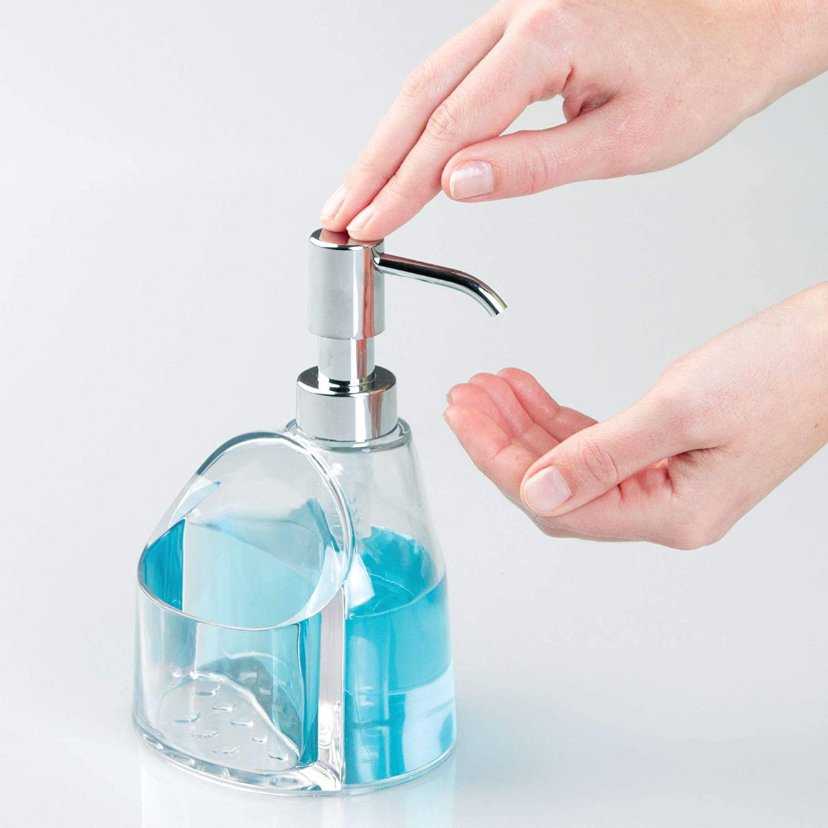 Estuche para bomba con compartimento para esponja